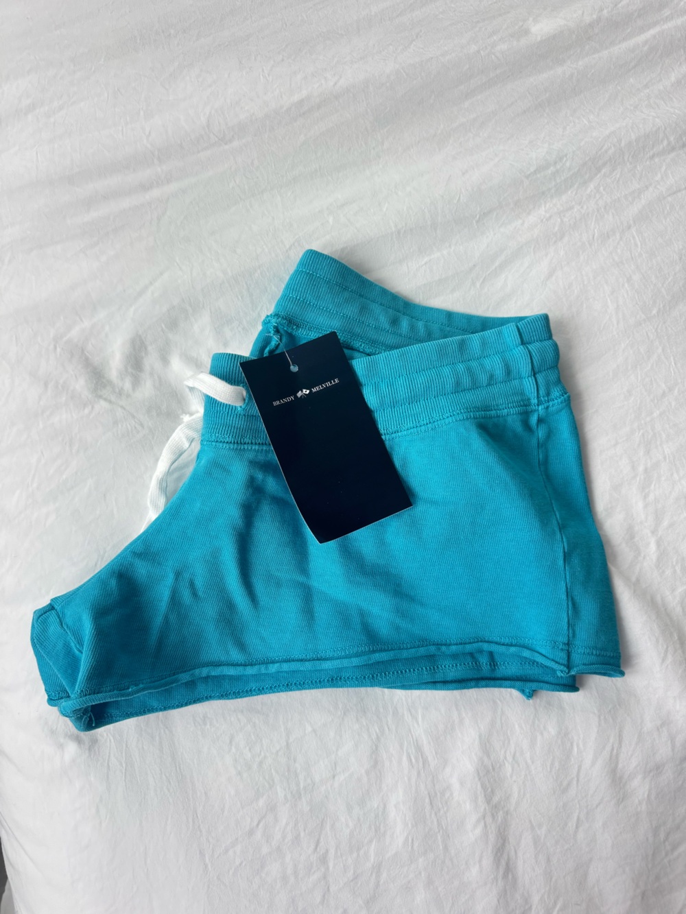 Brandy Melville Turquoise Mini Shorts RARE!!!!